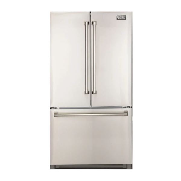 Kucht Appliance Package - 48 inch Natural Gas Range in Stainless Steel, Wall Range Hood, Refrigerator, Dishwasher, and Gas Stovetop, KFX-KFX480-369T
