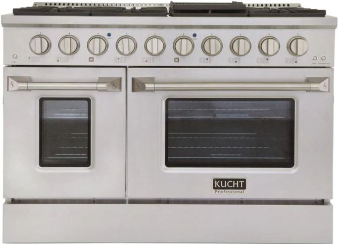 Kucht Appliance Package Professional 48 in. 6.7 cu ft. Natural Gas Range, Range Hood & Dishwasher, K6502D-KNG481