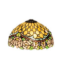 Meyda 12" Wide Jeweled Rose Shade- 10060