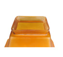 Meyda 5"Sq Bungalow Frosted Amber Shade '101510