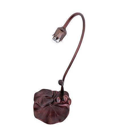 Meyda 16" High Lily Gooseneck Table Base '10194