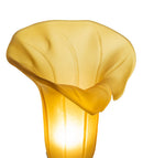 Meyda 8" High Amber Tiffany Pond Lily Victorian Accent Lamp- 10221