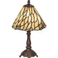 Meyda 13"H Willow Jadestone Mini Lamp - 103041