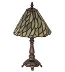 Meyda 13"H Willow Jadestone Mini Lamp '103041