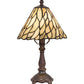 Meyda 13"H Willow Jadestone Mini Lamp - 103041