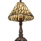 Meyda 13"H Willow Jadestone Mini Lamp - 103041