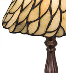 Meyda 13"H Willow Jadestone Mini Lamp - 103041