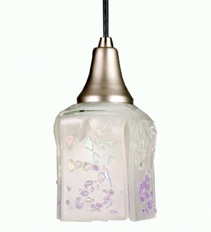 Meyda 4"Sq Metro Fusion Ice Mini Pendant '10327