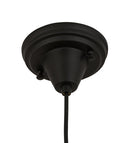 Meyda 5"W Textured Black 1 LT Pendant Hardware '103441