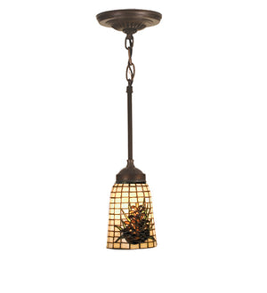 Meyda 4.5" Wide Pine Barons Mini Pendant '104974