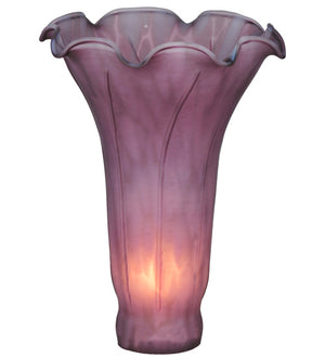 Meyda 4" Wide X 6" High Lavender Pond Lily Shade '10694