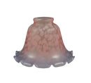 Meyda 6"W Fluted Bell Pink and Blue Shade '10731
