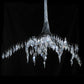 Meyda 32"w Winter At Stillwater Chandelier- 108086