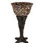 Meyda 14"H Tiffany Fishscale Mini Lamp - 108935