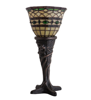 Meyda 14"H Tiffany Roman Mini Lamp - 108936