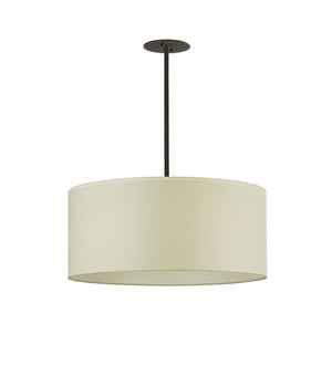 Meyda 36"W Cilindro White Textrene Pendant '108954