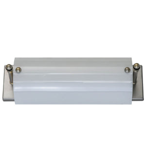 Meyda 15" Long Nickel Wall Sconce Hardware 112111