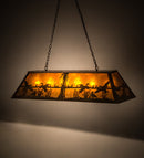 Meyda 48"L Ducks in Flight Oblong Pendant 112603