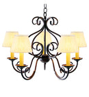 Meyda 24" Wide Jenna 5 Light Chandelier '115230