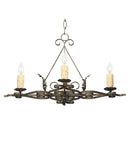Meyda 28" Long Elianna 4 Light Chandelier '115231