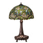 Meyda 31" High Trillium & Violet Table Lamp- 115262