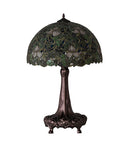 Meyda 31" High Trillium & Violet Table Lamp- 115262