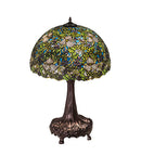 Meyda 31" High Trillium & Violet Table Lamp- 115262
