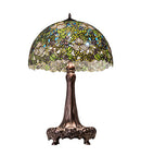 Meyda 31" High Trillium & Violet Table Lamp- 115262