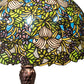 Meyda 31" High Trillium & Violet Table Lamp- 115262