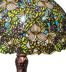 Meyda 31" High Trillium & Violet Table Lamp- 115262