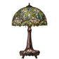 Meyda 31" High Trillium & Violet Table Lamp- 115262