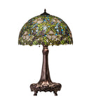 Meyda 31" High Trillium & Violet Table Lamp- 115262