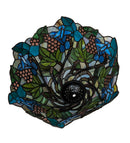 Meyda 16" Wide Spiral Grape Shade '11560