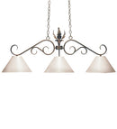 Meyda 48" Long Bristol 3 Light Pendant 115618