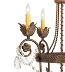 Meyda 18" Wide Antonia 4 Light Chandelier- 115834