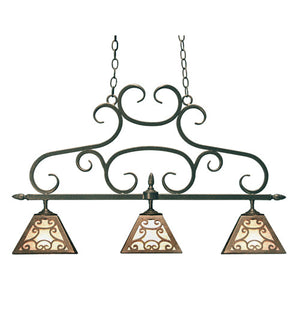 Meyda 36" Long Bandolei 3 Light Island Pendant 116150