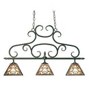 Meyda 36" Long Bandolei 3 Light Island Pendant 116150