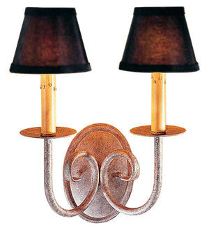 Meyda 13" Wide Squire 2 Light Wall Sconce 116865