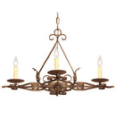 Meyda 42" Long Elianna 12 LT Chandelier 116869