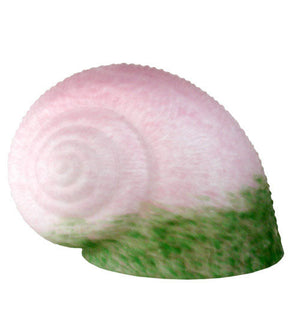 Meyda 5"W X 6"L PINK/GREEN PATE-DE-VERRE SNAIL SHADE 11715