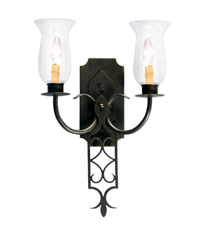 Meyda 14" Wide Gabrielle 2 Light Wall Sconce 117196