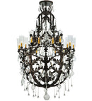 Meyda 48"W French Baroque 16 LT Chandelier '117280