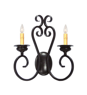 Meyda 17" Wide Fernando 2 Light Wall Sconce '117530