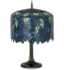 Meyda 28" High Tiffany Wisteria Table Lamp - 118689