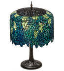 Meyda 28" High Tiffany Wisteria Table Lamp - 118689