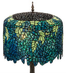 Meyda 28" High Tiffany Wisteria Table Lamp - 118689