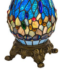 Meyda 25" High Tiffany Hanginghead Dragonfly Table Lamp - 118840
