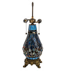 Meyda 25" High Tiffany Hanginghead Dragonfly Table Lamp - 118840