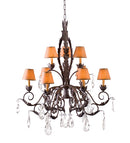 Meyda 36" Wide Country French 10 Light Two Tier Chandelier '119077