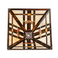 Meyda 14" Square Prairie Wheat Shade '119637